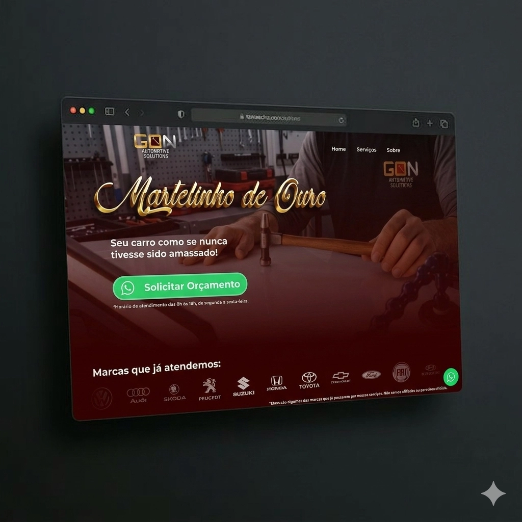 Mr. Gon — Landing Page de Serviços